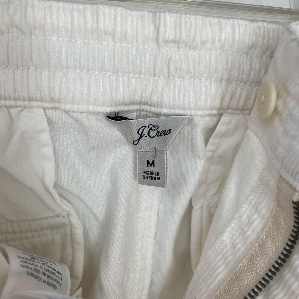 J Crew white corduroy pants women’s size M - Picture 4 of 6